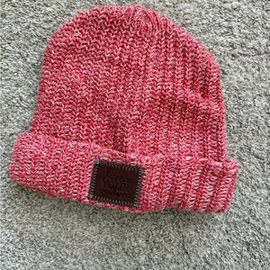 Love Your Melon Red Knit Beanie